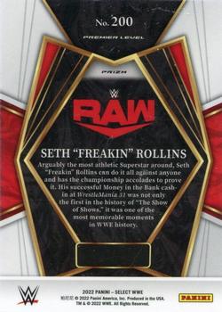 2022 Panini Select WWE - Silver Prizms #200 Seth 