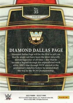 2022 Panini Select WWE - Tri-Color Prizms #35 Diamond Dallas Page Back