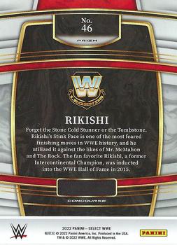 2022 Panini Select WWE - Tri-Color Prizms #46 Rikishi Back
