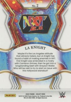 2022 Panini Select WWE - NXT 2.0 #2 LA Knight Back