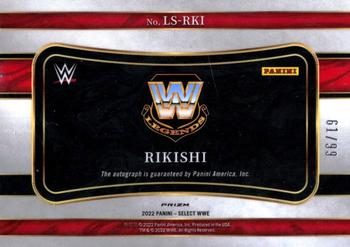2022 Panini Select WWE - Legendary Signatures Red Prizms #LS-RKI Rikishi Back