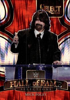 2022 Panini Select WWE - Hall of Fame Selections Flash Prizms #12 Mick Foley Front