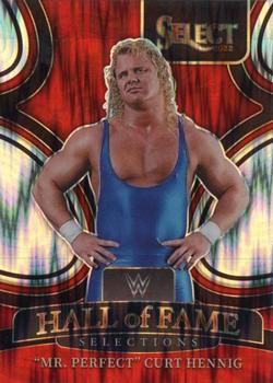 2022 Panini Select WWE - Hall of Fame Selections Flash Prizms #19 Mr. Perfect Curt Hennig Front