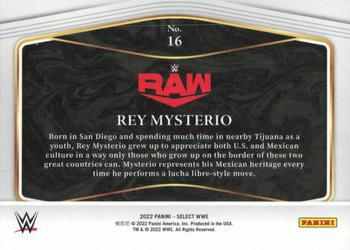 2022 Panini Select WWE - Global Icons #16 Rey Mysterio Back