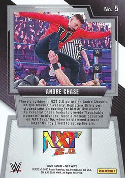 2022 Panini NXT 2.0 WWE #5 Andre Chase Back