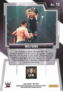 2022 Panini NXT 2.0 WWE #12 Wolfgang Back