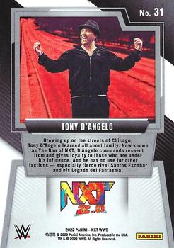 2022 Panini NXT 2.0 WWE #31 Tony D'Angelo Back