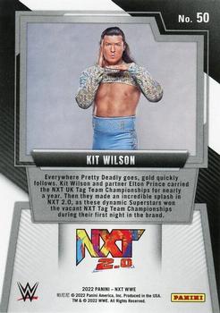 2022 Panini NXT 2.0 WWE #50 Kit Wilson Back