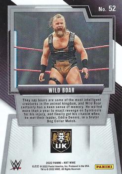 2022 Panini NXT 2.0 WWE #52 Wild Boar Back