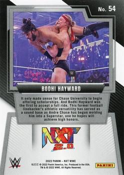 2022 Panini NXT 2.0 WWE #54 Bodhi Hayward Back
