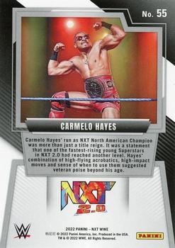 2022 Panini NXT 2.0 WWE #55 Carmelo Hayes Back