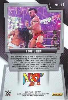 2022 Panini NXT 2.0 WWE #71 Xyon Quinn Back