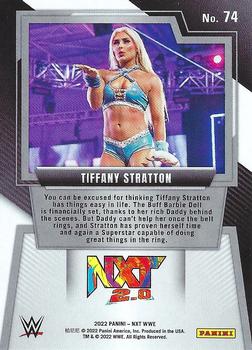 2022 Panini NXT 2.0 WWE #74 Tiffany Stratton Back