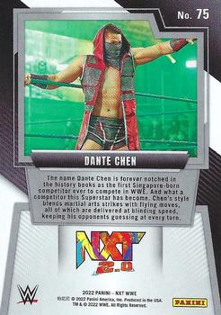 2022 Panini NXT 2.0 WWE #75 Dante Chen Back