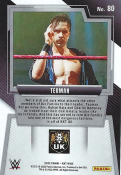 2022 Panini NXT 2.0 WWE #80 Teoman Back
