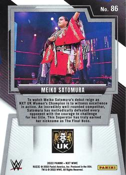 2022 Panini NXT 2.0 WWE #86 Meiko Satomura Back