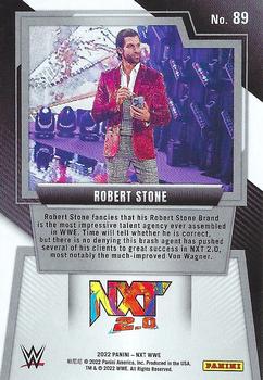 2022 Panini NXT 2.0 WWE #89 Robert Stone Back