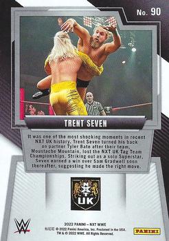 2022 Panini NXT 2.0 WWE #90 Trent Seven Back