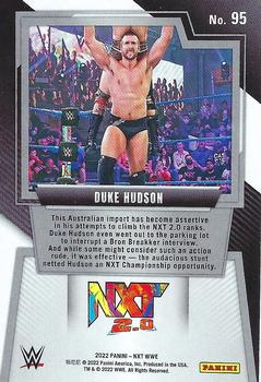 2022 Panini NXT 2.0 WWE #95 Duke Hudson Back