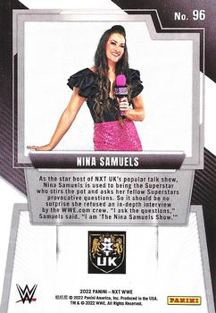 2022 Panini NXT 2.0 WWE #96 Nina Samuels Back