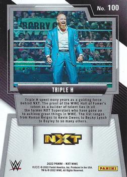 2022 Panini NXT 2.0 WWE #100 Triple H Back