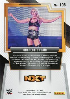 2022 Panini NXT 2.0 WWE #108 Charlotte Flair Back