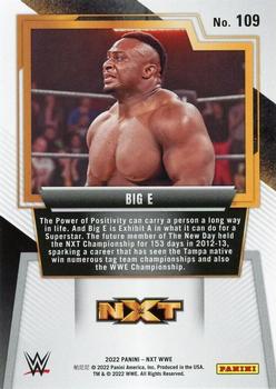 2022 Panini NXT 2.0 WWE #109 Big E Back