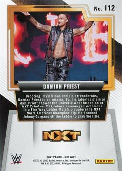 2022 Panini NXT 2.0 WWE #112 Damian Priest Back