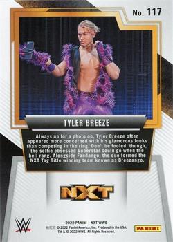 2022 Panini NXT 2.0 WWE #117 Tyler Breeze Back