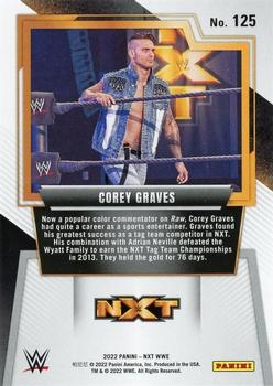2022 Panini NXT 2.0 WWE #125 Corey Graves Back