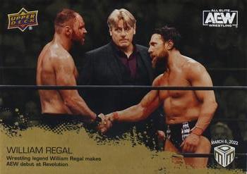 2022 Upper Deck AEW Match Dated Moments #6 William Regal Front