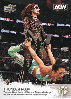 2022 Upper Deck AEW Match Dated Moments #8 Thunder Rosa Front