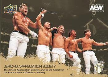 2022 Upper Deck AEW Match Dated Moments #12 Jericho Appreciation Society Front