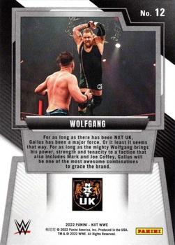 2022 Panini NXT 2.0 WWE - Black and Gold #12 Wolfgang Back