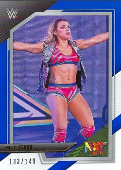 2022 Panini NXT 2.0 WWE - Blue #6 Zoey Stark Front