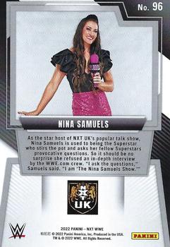 2022 Panini NXT 2.0 WWE - Blue #96 Nina Samuels Back