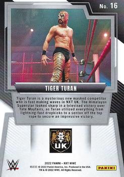 2022 Panini NXT 2.0 WWE - Gold #16 Tiger Turan Back