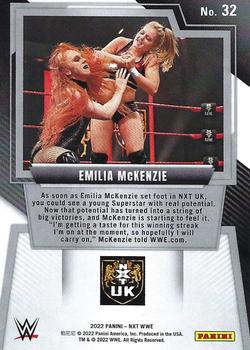 2022 Panini NXT 2.0 WWE - Green #32 Emilia McKenzie Back