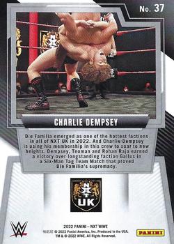 2022 Panini NXT 2.0 WWE - Green #37 Charlie Dempsey Back