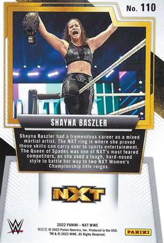 2022 Panini NXT 2.0 WWE - Green #110 Shayna Baszler Back