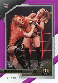 2022 Panini NXT 2.0 WWE - Purple #32 Emilia McKenzie Front