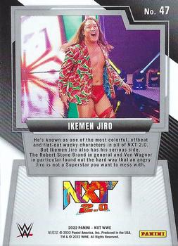 2022 Panini NXT 2.0 WWE - Red #47 Ikemen Jiro Back