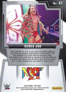 2022 Panini NXT 2.0 WWE - Silver #47 Ikemen Jiro Back