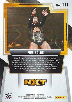 2022 Panini NXT 2.0 WWE - Silver #111 Finn Balor Back