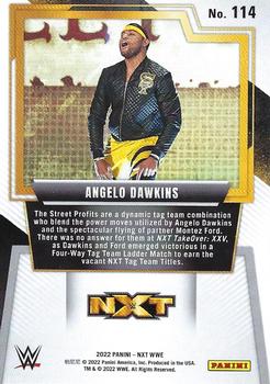 2022 Panini NXT 2.0 WWE - Silver #114 Angelo Dawkins Back