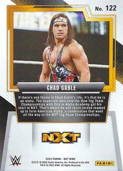 2022 Panini NXT 2.0 WWE - Silver #122 Chad Gable Back