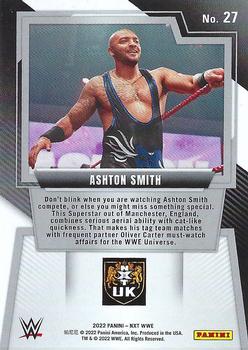 2022 Panini NXT 2.0 WWE - Teal #27 Ashton Smith Back
