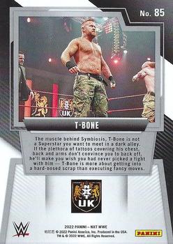2022 Panini NXT 2.0 WWE - Teal #85 T-Bone Back