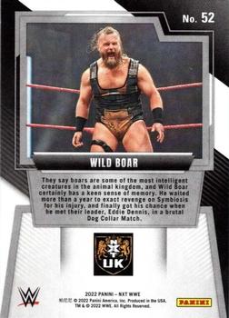 2022 Panini NXT 2.0 WWE - 2.0 #52 Wild Boar Back
