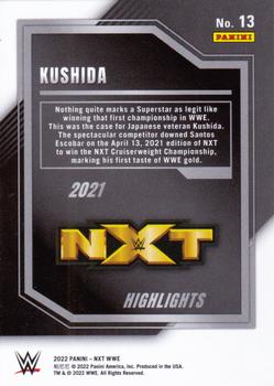 2022 Panini NXT 2.0 WWE - 2021 NXT Highlights #13 Kushida Back